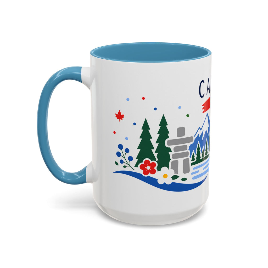 Canada Coffee Mug | Travel Souvenir Accent Mug | Country Gift Ceramic Cup 11oz 15oz