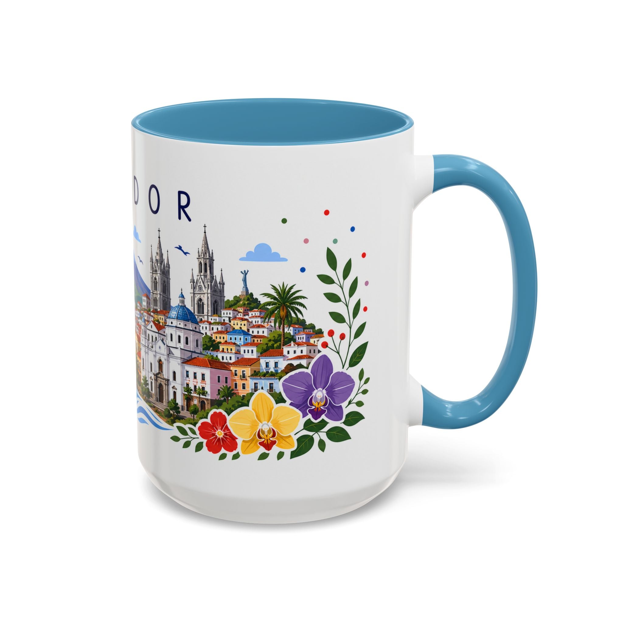 Ecuador Coffee Mug | Travel Souvenir Accent Mug | Place Gift Ceramic Cup 11oz 15oz