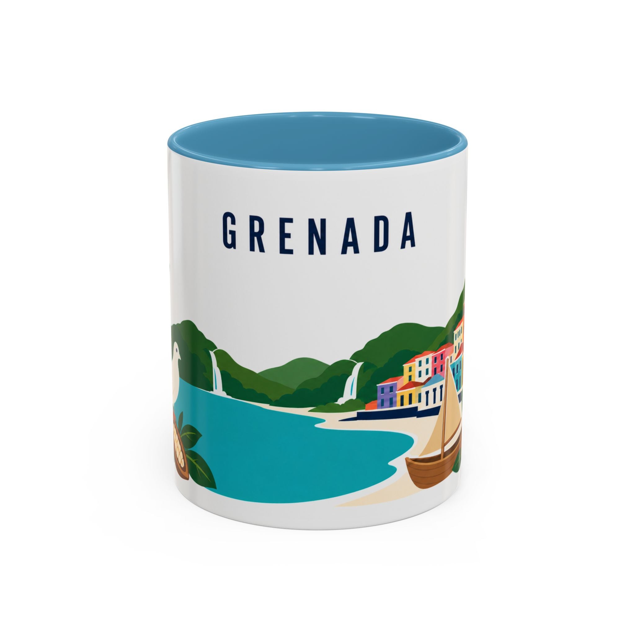 Grenada Coffee Mug | Travel Souvenir Accent Mug | Country Gift Ceramic Cup 11oz 15oz