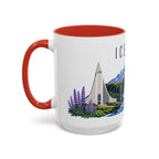 Iceland Coffee Mug | Travel Souvenir Accent Mug | Country Gift Ceramic Cup 11oz 15oz