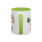 Dallas Illustrated Travel Mug | City Souvenir Accent Coffee Mug | 11oz 15oz Ceramic Cup