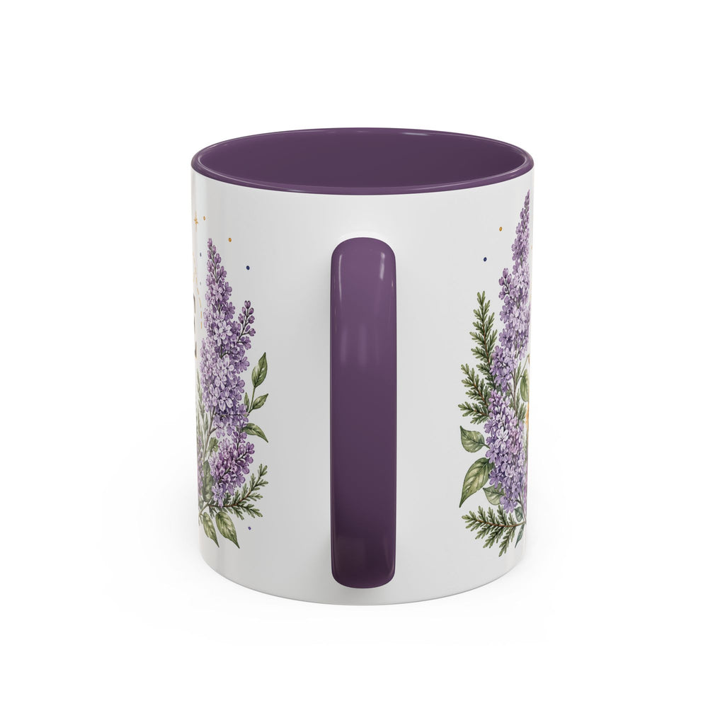 New Hampshire State Map Mug | Botanical Accents, Mountain Landscape Coffee Cup
