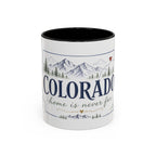 Colorado State Mug | Rocky Mountain Botanical Design | Moving Away Gift
