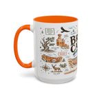 Bryce Canyon Coffee Mug | National Park Hiking Utah Gift | Accent Color Ceramic 11oz 15oz