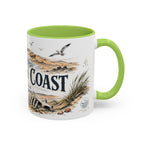 Skeleton Coast Mug, Namibia Travel Souvenir, Bucket List Gift, Accent Ceramic Coffee Mug 11oz 15oz