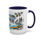 Lake Tahoe Mug, California Nevada Travel Souvenir, Bucket List Gift, Accent Ceramic Coffee Mug 11oz 15oz