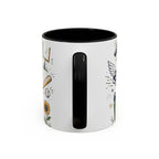Coach Best Dad On The Field Coffee Mug | Father's Day Gift for Dad | Accent Color Ceramic 11oz 15oz