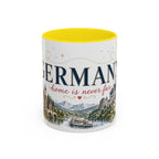 Germany Home Country Mug | Moving Away Gift | Long Distance Friendship | 11 oz 15 oz Accent Mug