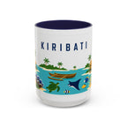 Kiribati Coffee Mug | Travel Souvenir Accent Mug | Country Gift Ceramic Cup 11oz 15oz
