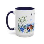 Finland Coffee Mug | Travel Souvenir Accent Mug | Place Gift Ceramic Cup 11oz 15oz