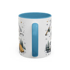 Dad The Legend Coffee Mug | Father's Day Gift for Dad | Accent Color Ceramic 11oz 15oz