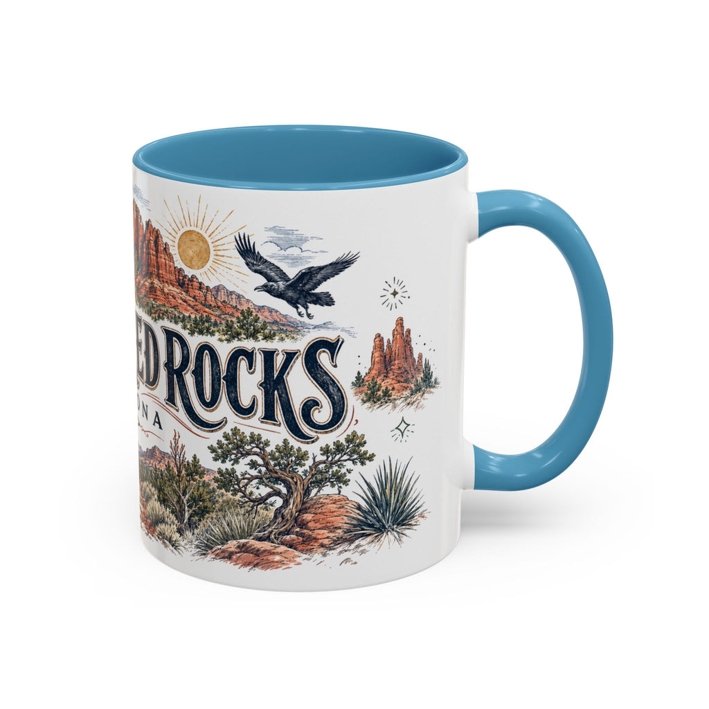 Sedona Red Rocks Mug, Arizona Travel Souvenir, Bucket List Gift, Accent Ceramic Coffee Mug 11oz 15oz