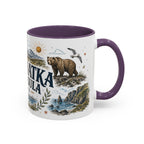 Kamchatka Peninsula Mug, Russia Travel Souvenir, Bucket List Gift, Accent Ceramic Coffee Mug 11oz 15oz