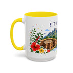 Ethiopia Coffee Mug | Travel Souvenir Accent Mug | Place Gift Ceramic Cup 11oz 15oz