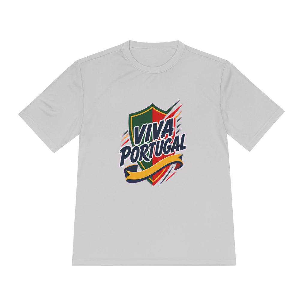 Portugal Soccer T Shirt, Viva Portugal Tee, World Football Fan Shirt, Moisture Wicking Sport Tee