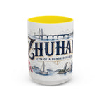 Zhuhai Coffee Mug | China Travel Souvenir | Vintage Illustrated City Gift | 11 oz 15 oz Accent Mug