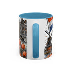 Netherlands Soccer Coffee Mug | World Cup Fan Gift | Accent Color Ceramic 11oz 15oz Match Day Cup