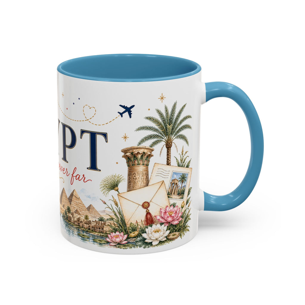 Egypt Home Country Mug | Moving Away Gift | Long Distance Friendship | 11 oz 15 oz Accent Mug