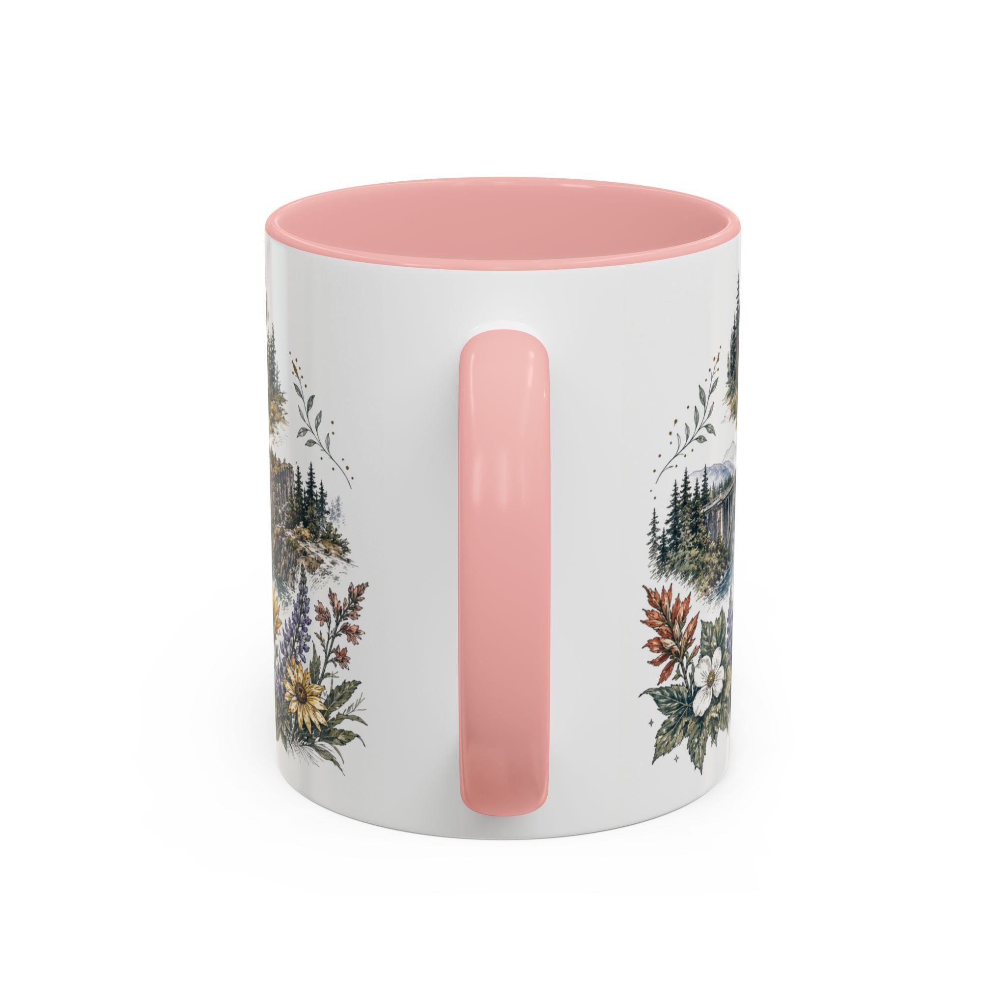 Columbia River Gorge Mug, Pacific Northwest Travel Souvenir, Bucket List Gift, Accent Ceramic Coffee Mug 11oz 15oz