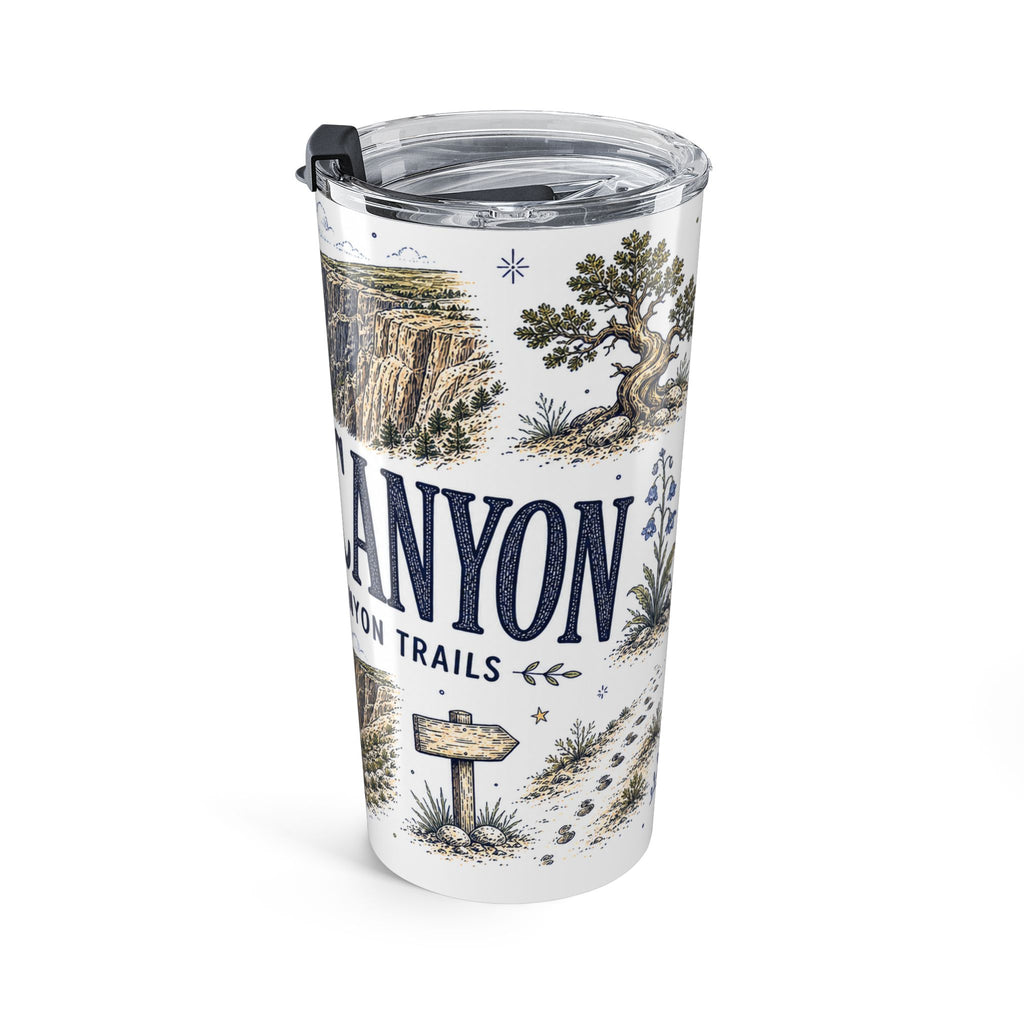 Black Canyon of the Gunnison National Park 20oz Tumbler | Colorado Deep Canyon Hiking Gift | Insulated Stainless Steel Travel Cup