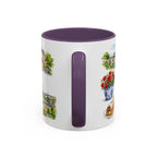 Luxembourg City Illustrated Travel Mug | City Souvenir Accent Coffee Mug | 11oz 15oz Ceramic Cup