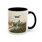 Orlando Coffee Mug | United States Travel Souvenir | Vintage Illustrated City Gift | 11 oz 15 oz Accent Mug