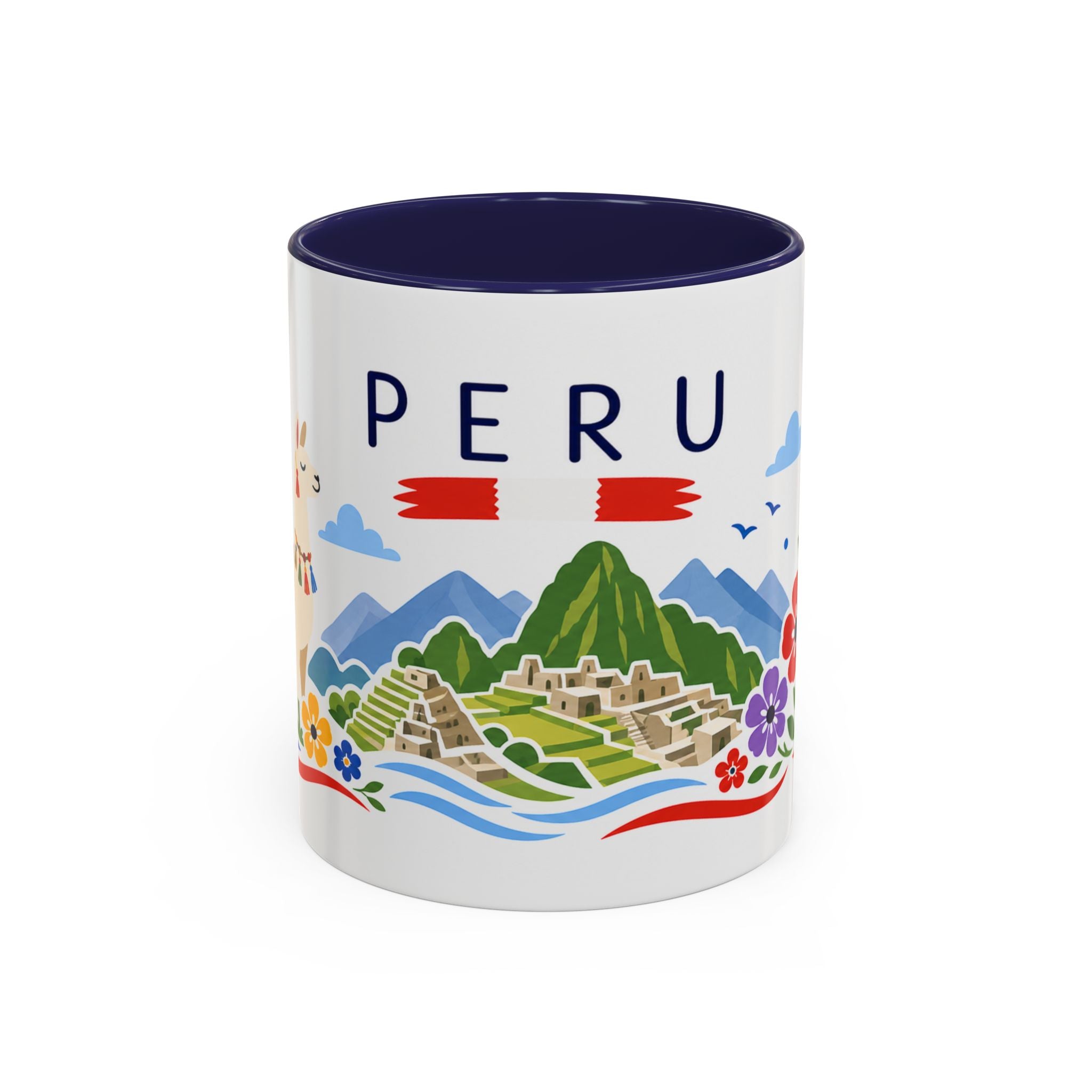 Peru Coffee Mug | Travel Souvenir Accent Mug | Country Gift Ceramic Cup 11oz 15oz