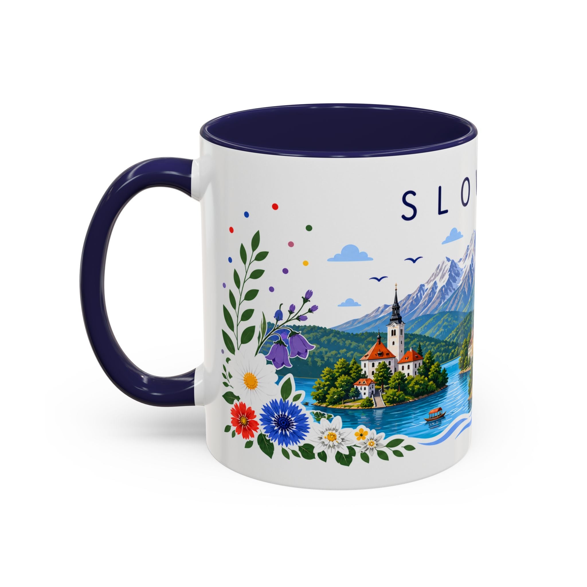 Slovenia Coffee Mug | Travel Souvenir Accent Mug | Place Gift Ceramic Cup 11oz 15oz