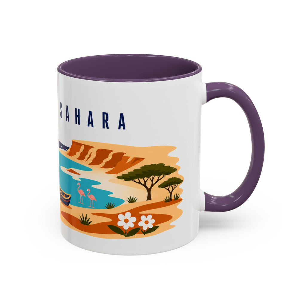 Western Sahara Coffee Mug | Travel Souvenir Accent Mug | Country Gift Ceramic Cup 11oz 15oz