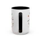 Black Cat Halloween Mug | Pumpkin Moon Watercolor Gift | Spooky Accent Cup 11oz 15oz