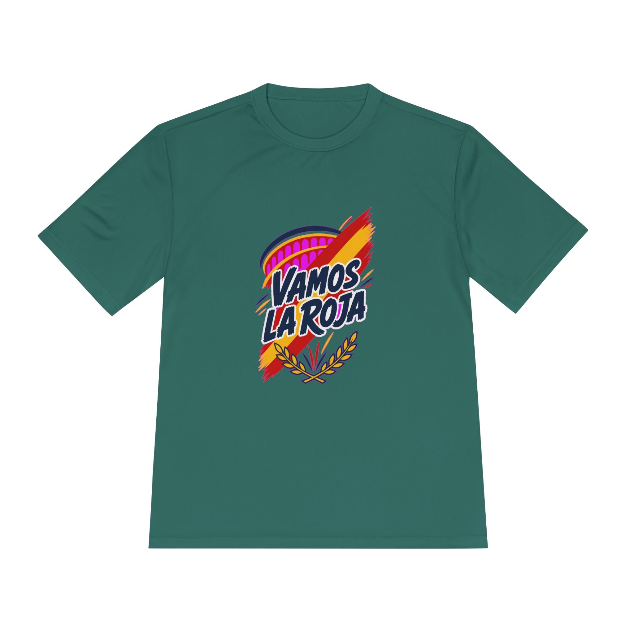 Spain Soccer T Shirt, Vamos La Roja Tee, World Football Fan Shirt, Moisture Wicking Sport Tee