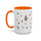 Olympic National Park Christmas Mug | Watercolor Travel Souvenir | Holiday Gift | Accent Ceramic Coffee Cup 11oz 15oz