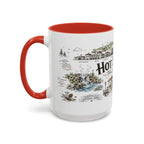 Hot Springs National Park Coffee Mug | Arkansas Thermal Spring Spa Gift | Accent Color Ceramic 11oz 15oz