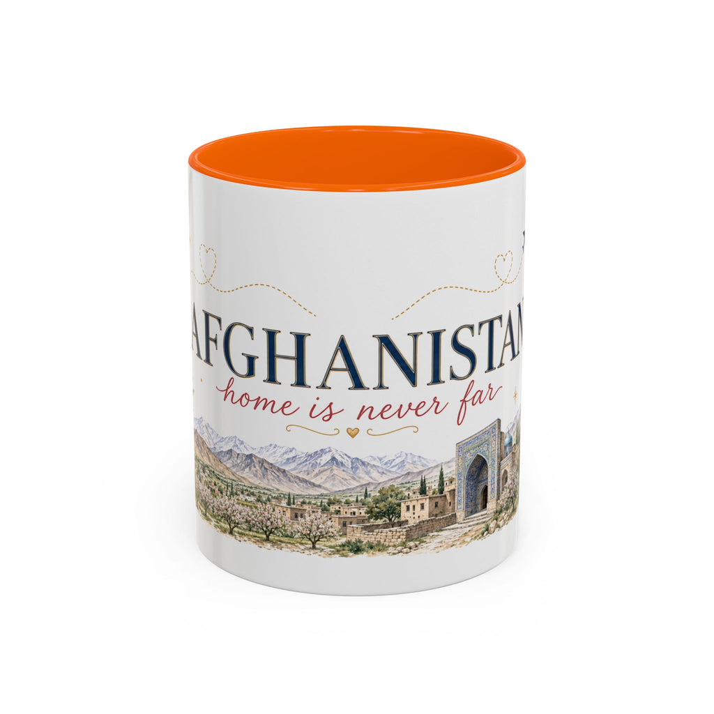 Afghanistan Home Country Mug | Moving Away Gift | Long Distance Friendship | 11 oz 15 oz Accent Mug