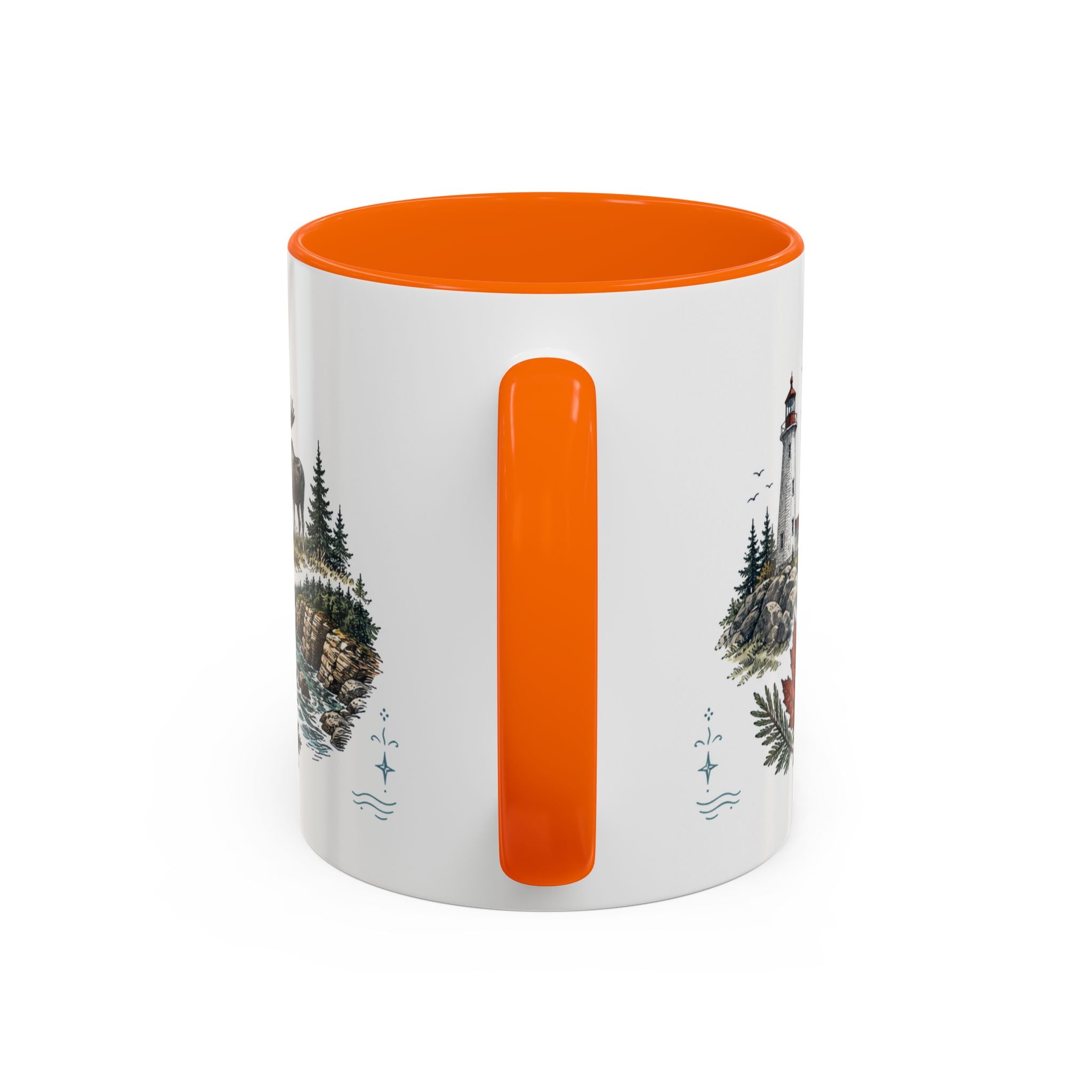 Cabot Trail Mug, Nova Scotia Travel Souvenir, Bucket List Gift, Accent Ceramic Coffee Mug 11oz 15oz
