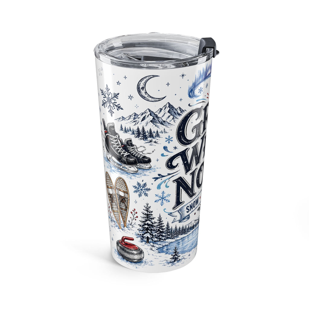 Great White North 20oz Tumbler | Canadian Pride Gift | Insulated Stainless Steel Travel Cup