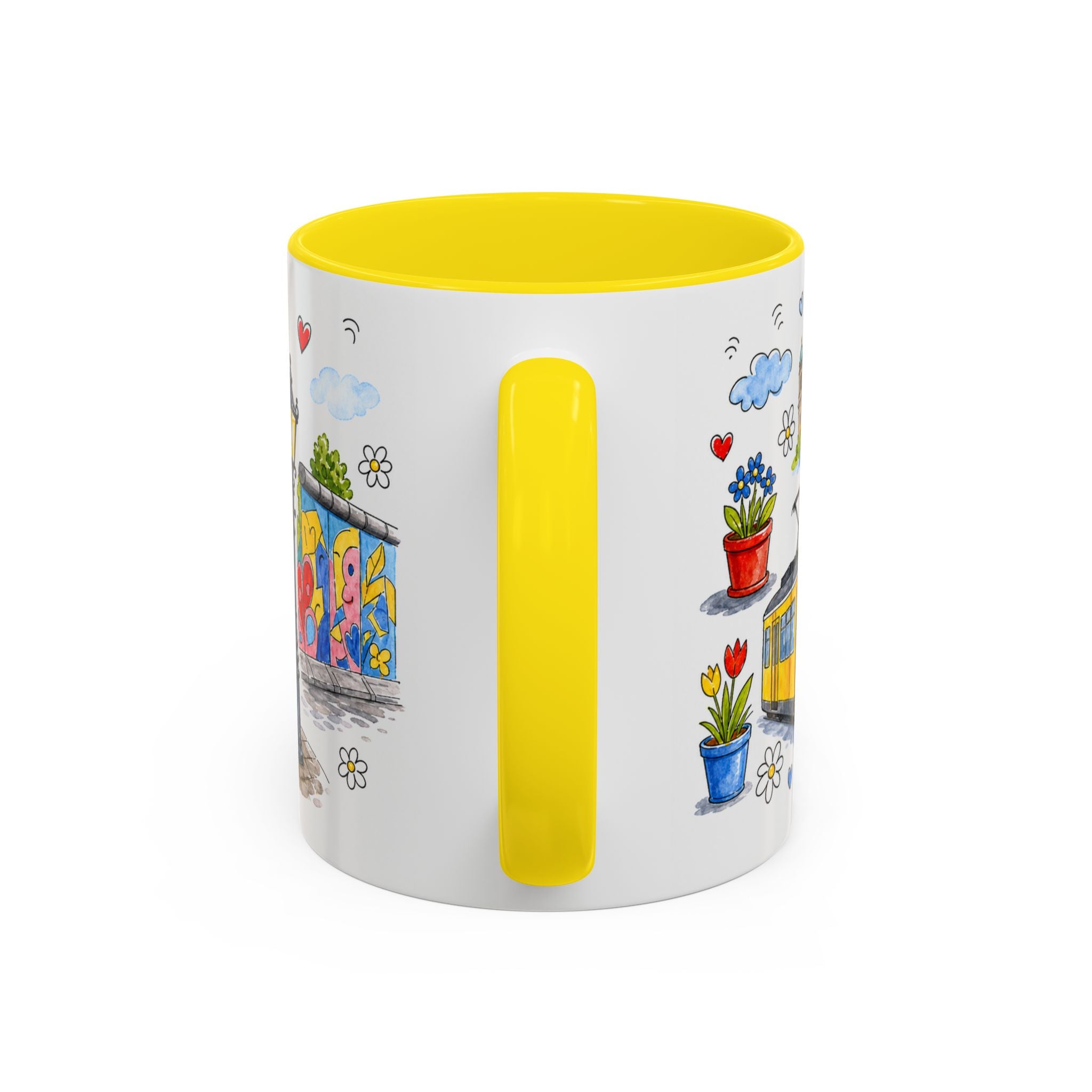 Berlin Travel Mug | European City Souvenir Accent Coffee Mug | 11oz 15oz Ceramic Cup