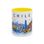 Chile Coffee Mug | Travel Souvenir Accent Mug | Place Gift Ceramic Cup 11oz 15oz