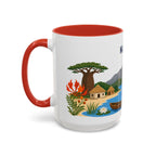 Malawi Coffee Mug | Travel Souvenir Accent Mug | Country Gift Ceramic Cup 11oz 15oz