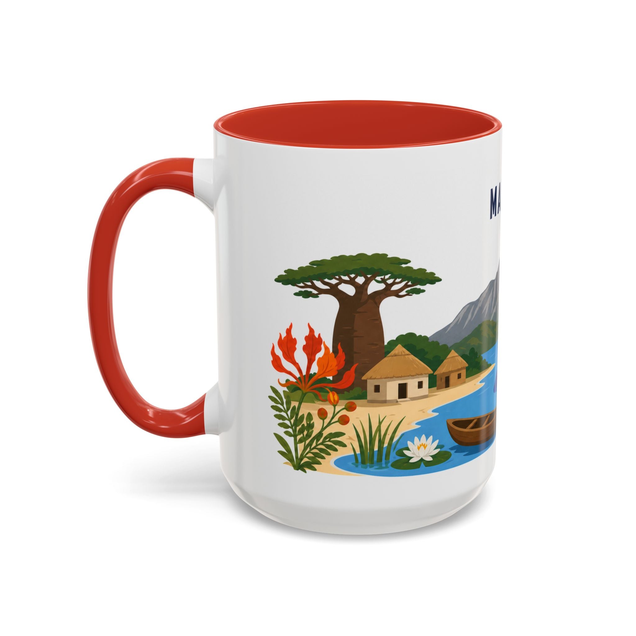Malawi Coffee Mug | Travel Souvenir Accent Mug | Country Gift Ceramic Cup 11oz 15oz