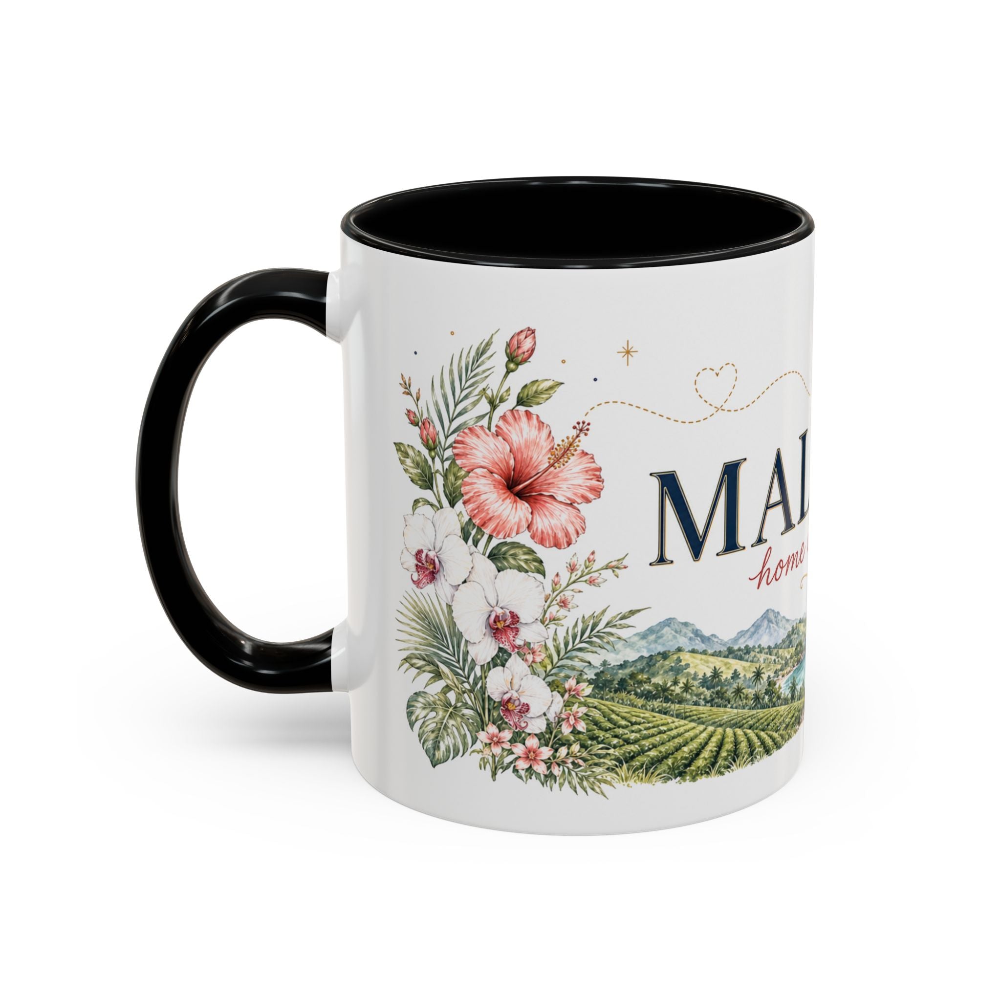 Malaysia Home Country Mug | Moving Away Gift | Long Distance Friendship | 11 oz 15 oz Accent Mug