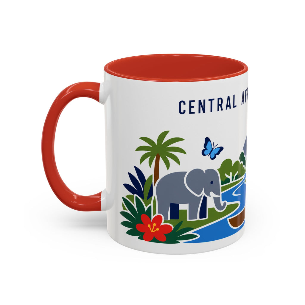 Central African Republic Coffee Mug | Travel Souvenir Accent Mug | Country Gift Ceramic Cup 11oz 15oz