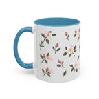 Arkansas Apple Blossom Mug, State Flower Floral Coffee Cup, 11oz Botanical Gift