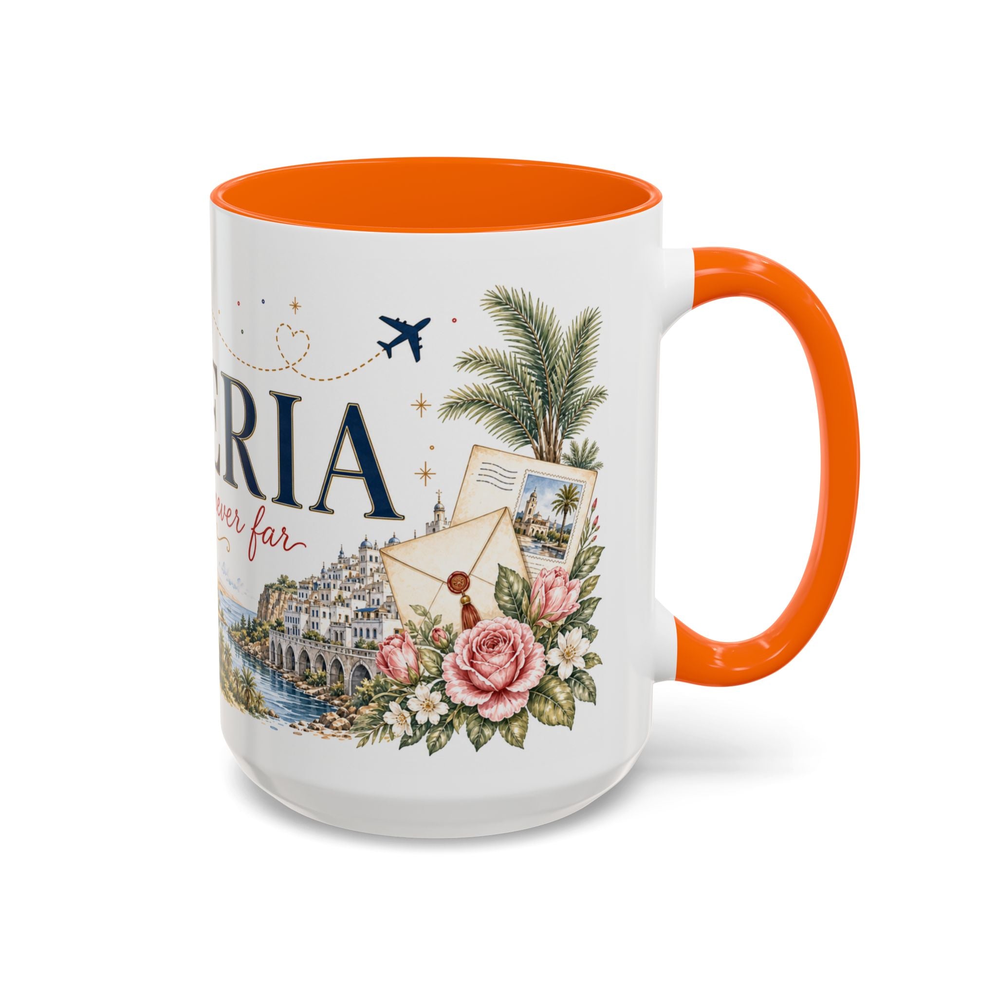 Algeria Home Country Mug | Moving Away Gift | Long Distance Friendship | 11 oz 15 oz Accent Mug