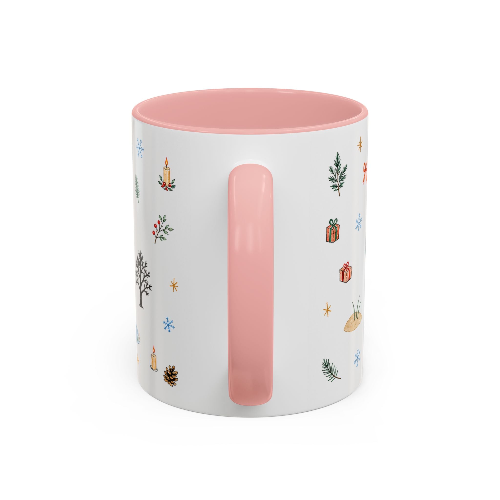 Indiana Dunes National Park Christmas Mug | Watercolor Travel Souvenir | Holiday Gift | Accent Ceramic Coffee Cup 11oz 15oz