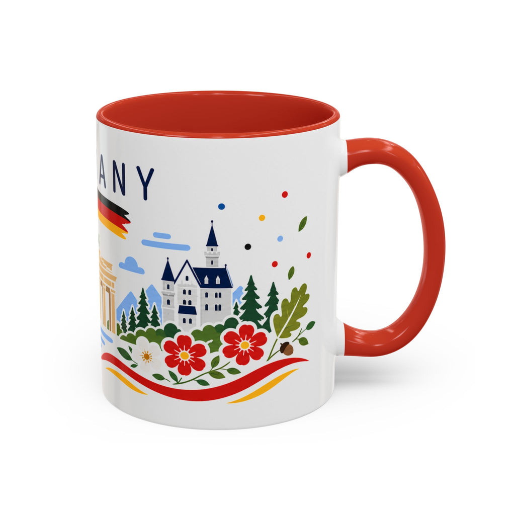 Germany Coffee Mug | Travel Souvenir Accent Mug | Country Gift Ceramic Cup 11oz 15oz
