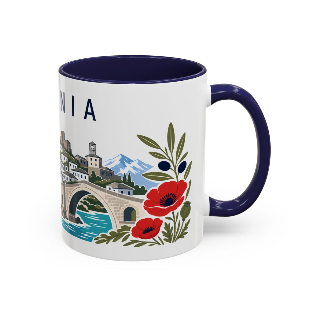 Albania Coffee Mug | Travel Souvenir Accent Mug | Country Gift Ceramic Cup 11oz 15oz