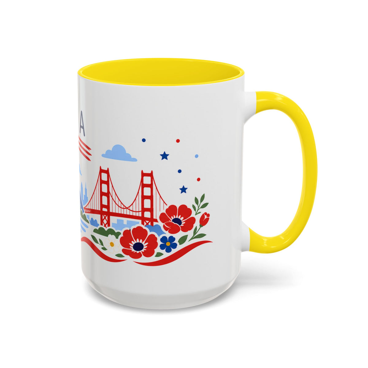 United States Coffee Mug | Travel Souvenir Accent Mug | Country Gift Ceramic Cup 11oz 15oz