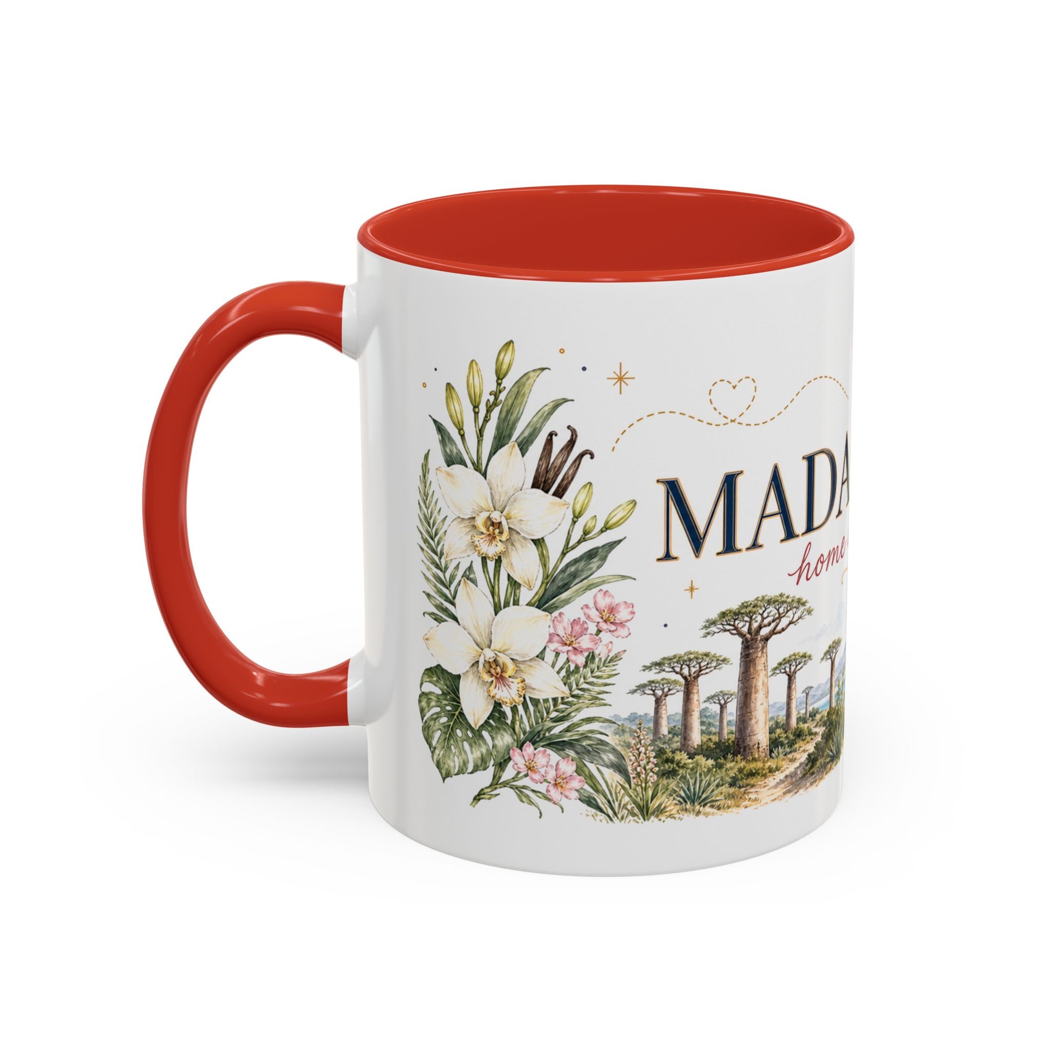 Madagascar Home Country Mug | Moving Away Gift | Long Distance Friendship | 11 oz 15 oz Accent Mug