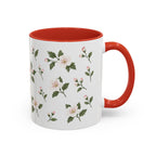 Missouri Hawthorn Mug, State Flower Floral Coffee Cup, 11oz Botanical Gift